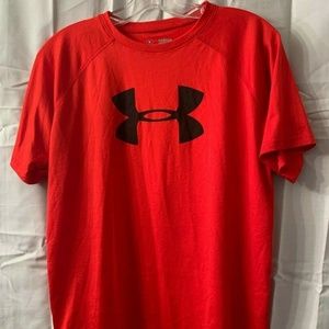Under Armour Youth XL orange heatgear t-shirt